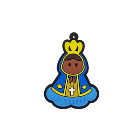 Kit de Chaveiros Emborrachados de Nossa Senhora Aparecida - 6Un