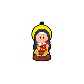 Kit de Chaveiros Emborrachados de Santa Teresinha do Menino Jesus - 6Un