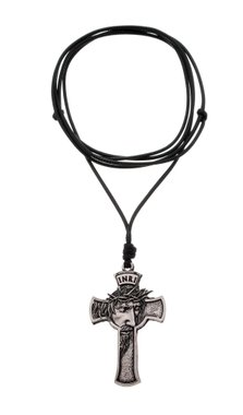 Cordão Face de Cristo - Níquel Pintado