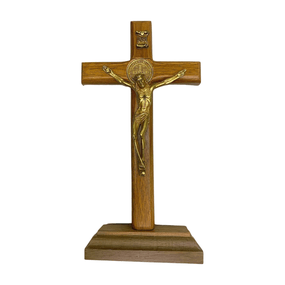 Crucifixo de Mesa São Bento - 19cm