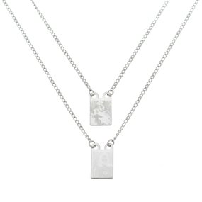 Escapulário de Nossa Senhora do Carmo Gravado a Laser - Aço Inoxidável