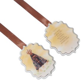 Escapulário de Porta de Nossa Senhora Aparecida em MDF - Resinado