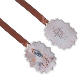 Escapulário de Porta de Nossa Senhora da Imaculada Conceição em MDF - Resinado