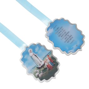 Escapulário de Porta de Nossa Senhora de Fátima em MDF - Resinado