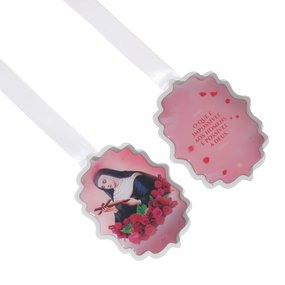 Escapulário de Porta de Santa Rita de Cássia em MDF - Resinado