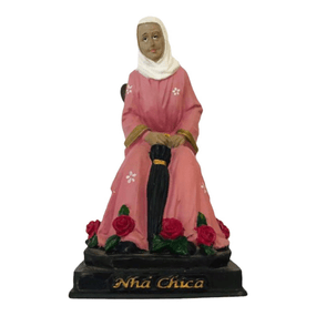 Imagem da Beata Nhá Chica em Resina Colorida - 13cm