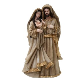 Imagem Sagrada Família Estilo Barroca em Resina - 20cm