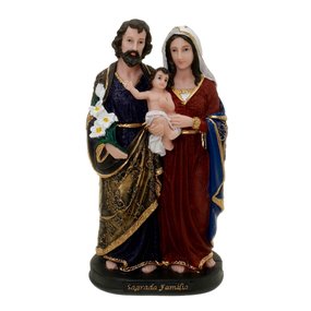 Imagem da Sagrada Família Resina - 21cm