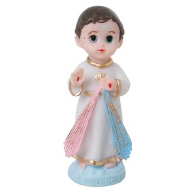 Imagem de Jesus Misericordioso Infantil em Resina - 8cm
