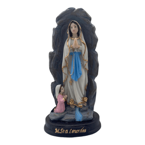 Imagem de Nossa Senhora de Lourdes Na Gruta - 13,5cm