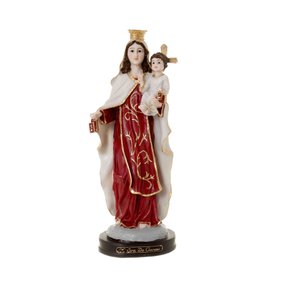 Imagem de Nossa Senhora do Carmo em Resina Colorida - 31,5cm