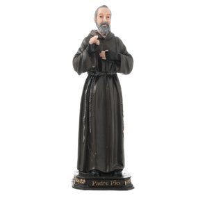Imagem de Padre Pio em Resina - 20cm