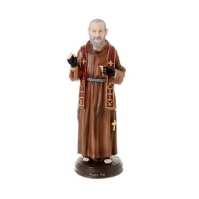 Imagem de Padre Pio em Resina - 40cm
