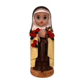 Imagem de Santa Teresinha Infantil em Resina - 8cm
