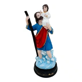 Imagem de São Cristovão em Resina - 14cm