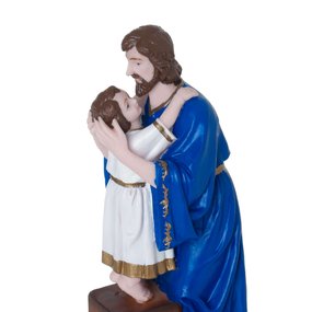 Imagem Jesus Bate à Porta c/ Luz Importado Resina 30 cm - Amém decoração  religiosa