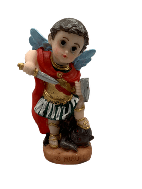 Imagem de São Miguel Arcanjo Modelo Infantil em Resina - 8cm