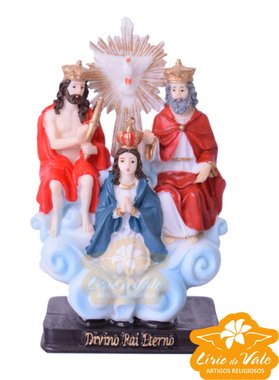 Imagem Divino Pai Eterno em Resina - 15cm