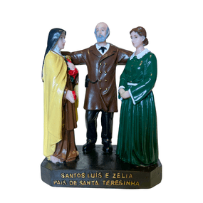 Imagem dos Santos Luís e Zélia Pais de Santa Teresinha - 15cm