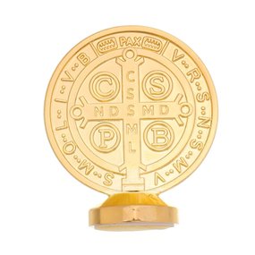 Medalha de São Bento para Carro - Dourada
