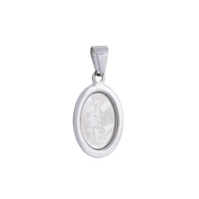 Medalha de São Miguel Arcanjo em Inox Gravado a Laser - 3Un