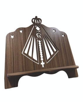 Porta Bíblia Vazado de Nossa Senhora da Conceição Aparecida - MDF