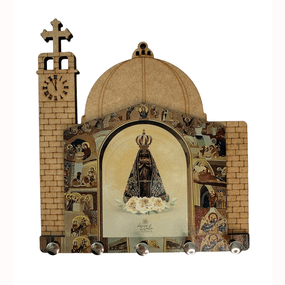 Porta-Chaves da Basílica de Nossa Senhora Aparecida em MDF