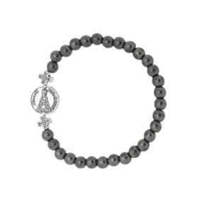 Pulseira de Nossa Senhora em Hematita