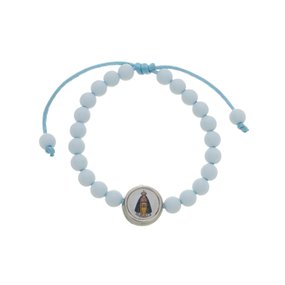 Pulseira Infantil de Nossa Senhora Aparecida - Azul Bebê