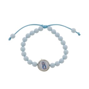 Pulseira Infantil de Nossa Senhora das Graças - Azul Bebê