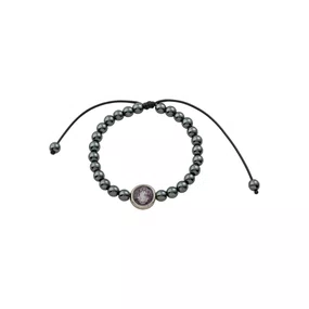 Pulseira Regulável Resinada São Bento Hematita 6mm