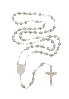 Terço São Bento em aço inox