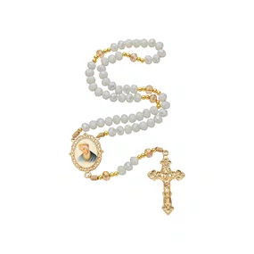 Terço Cristal Luxo Nossa Senhora de Sallete