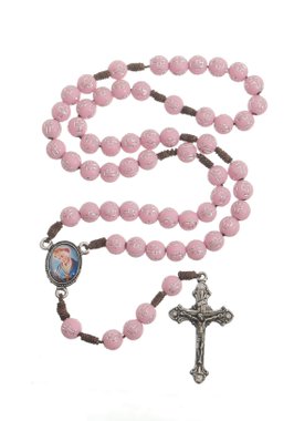 Terço Das Mães Que Oram Pelos Filhos - Rosa 8mm