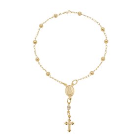 Dezena de Pulso com Medalha Nossa Senhora Aparecida - Folheada