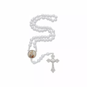 Terço de Nossa Senhora de Fátima Pérola 8mm