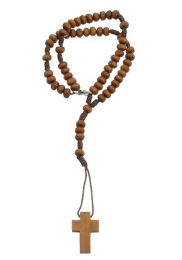 Terço de Pulso Simples Madeira Marrom Claro - 2un