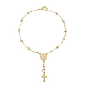 Pulseira Dezena de São Bento Folheado