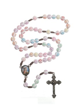 Terço Anjo da Guarda - Colorido 8mm