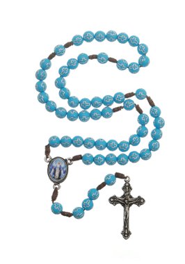 Terço Nossa Senhora Das Graças - Azul Claro