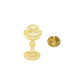 Botton com Silhueta de Cálice e Hóstia Dourado Folheado - 3Un
