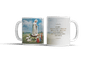Caneca de Nossa Senhora de Fátima em Porcelana