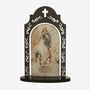 Capela de Nossa Senhora da Imaculada Conceição em MDF e Detalhes Vazados - 16cm