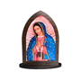 Capela de Nossa Senhora de Guadalupe em MDF - Marrom Escuro