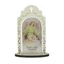 Capela do Santo Anjo da Guarda em MDF e Detalhes Vazados - Branco - 16cm