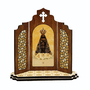 Capela Portuguesa de Nossa Senhora Aparecida em MDF com Detalhe Vazado - 12,7cm