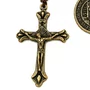 Chaveiro Dezena Aberta Madeira São Bento Marrom Clara 10mm