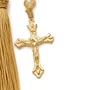Chaveiro Dezena Aberta Pérola Mesclada Nossa Senhora Das Graças Bege 10mm