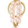 Chaveiro Dezena Cristal Dourado Nossa Senhora Aparecida Rosa Claro Translúcido
