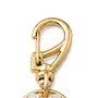 Chaveiro Dezena Cristal Dourado Nossa Senhora Aparecida Transparente